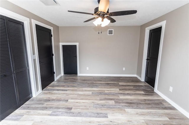 200 Centerwood Cir, South Union Twp, PA 15401 - unfurnished bedroom with light wood-style floors, baseboards, and ceiling fan
