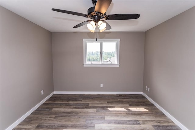 200 Centerwood Cir, South Union Twp, PA 15401 - unfurnished room featuring ceiling fan, baseboards, and wood finished floors