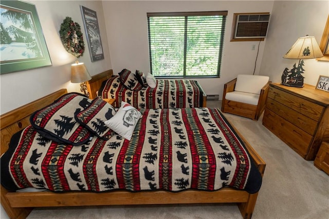 3908 Swiss Mountain Dr, Seven Springs Resort, PA 15622 - carpeted bedroom with an AC wall unit and baseboard heating