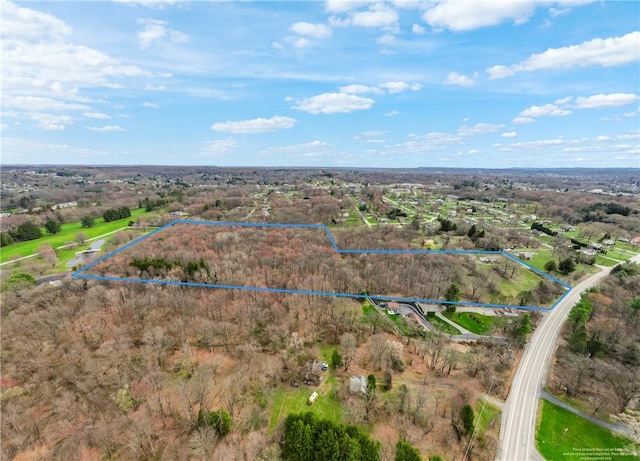 2002 Pulaski Rd, Neshannock Twp, PA 16105 - aerial overview of property's location featuring property boundaries highlighted