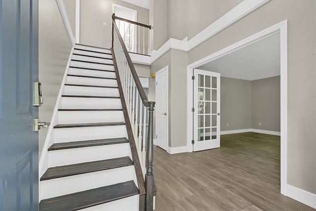 14 Laurel Hill Rd, Cecil, PA 15057 - stairway with baseboards and wood finished floors