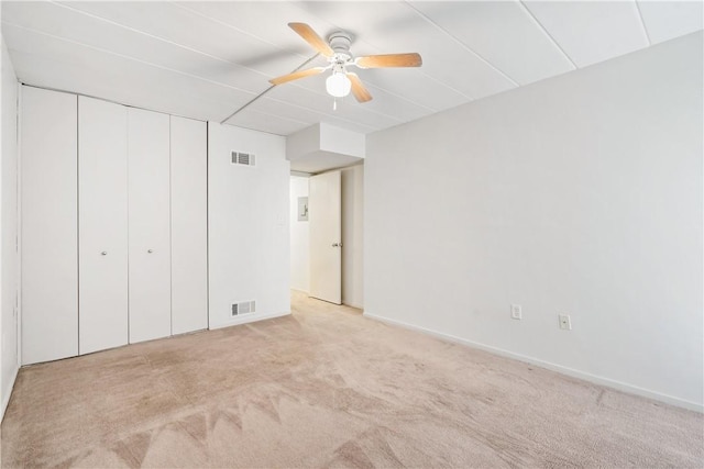 2034 Swallow Hill Rd Unit 403, Pittsburgh, PA 15220 - unfurnished bedroom with light carpet, a closet, and ceiling fan