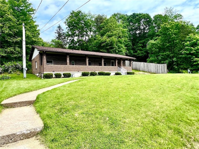 1464 State Route 819, Salem Twp Wml, PA 15601 - single story home with brick siding and covered porch