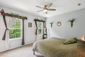 139 Moyer Hl, Cranberry Twp, PA 16066 - carpeted bedroom with ceiling fan