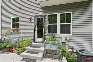 139 Moyer Hl, Cranberry Twp, PA 16066 - view of exterior entry featuring central air condition unit