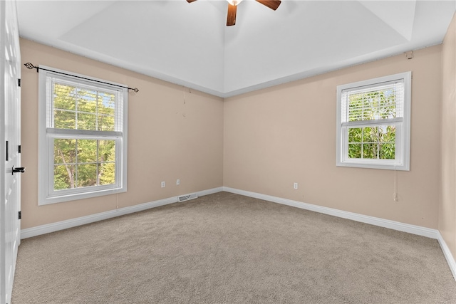 621 Columbia Ct, Adams Twp, PA 16046 - carpeted spare room with ceiling fan and baseboards