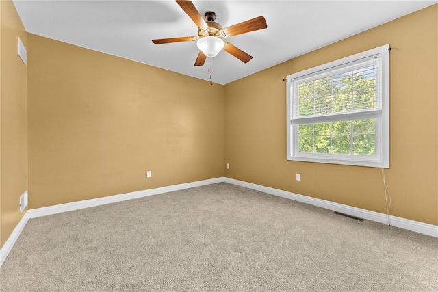 621 Columbia Ct, Adams Twp, PA 16046 - carpeted empty room with baseboards and a ceiling fan