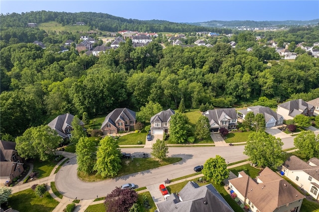 621 Columbia Ct, Adams Twp, PA 16046 - aerial view of residential area with a forest