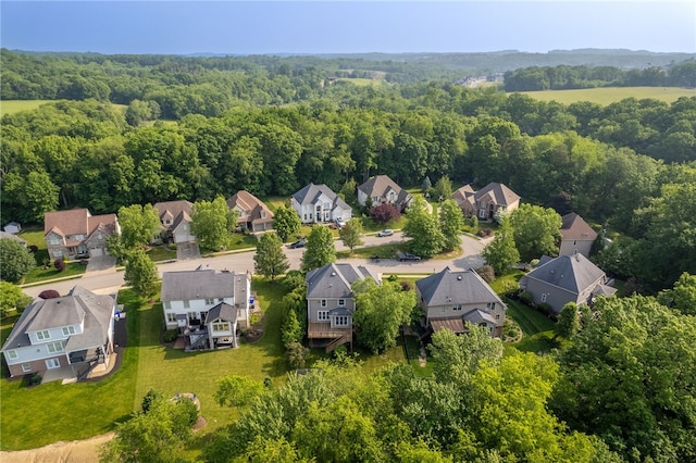 621 Columbia Ct, Adams Twp, PA 16046 - aerial perspective of suburban area with a forest