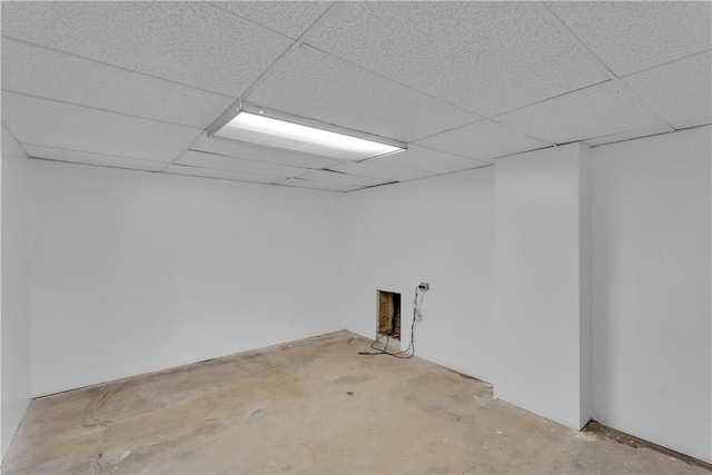 9830 Don Dr, North Huntingdon, PA 15642 - finished below grade area featuring a drop ceiling