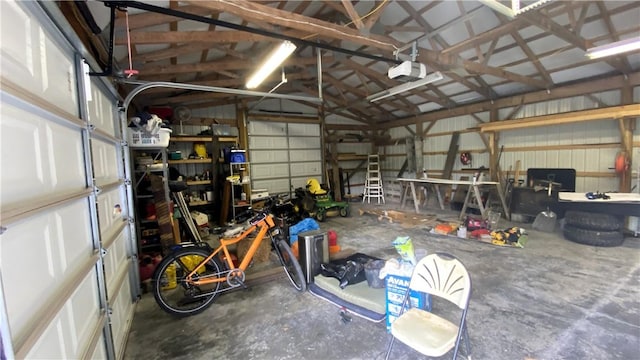 277 Dunn Rd, Hempfield Twp Wml, PA 15601 - garage featuring a garage door opener