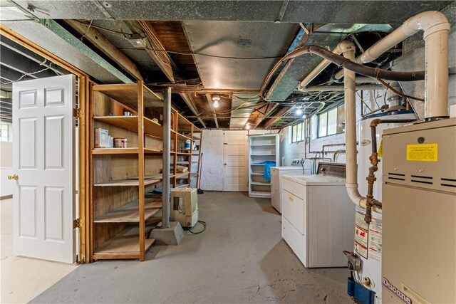 707 Hamil Rd, Penn Hills, PA 15147 - below grade area featuring washer and dryer