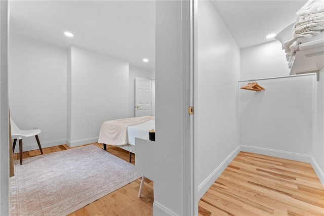 4410 Sherrod St, Lawrenceville, PA 15201 - bathroom featuring wood finished floors, baseboards, and recessed lighting