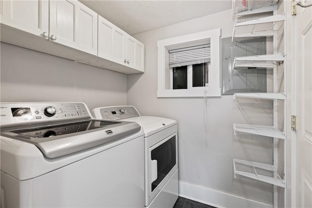 338 Buffalo St, Beaver, PA 15009 - washroom featuring washer and clothes dryer, cabinet space, and baseboards