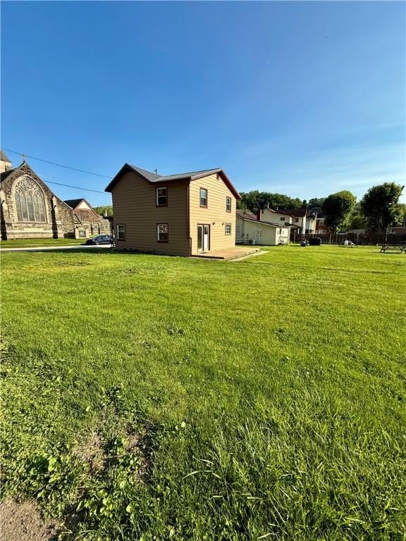 210 Griscom St, Dawson, PA 15428 - rear view of property featuring a yard