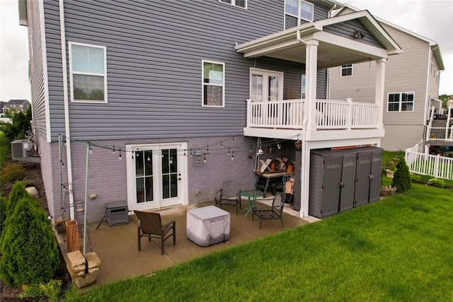 137 Red Horse Dr, Buffalo Twp But, PA 16055 - back of house with central AC and a patio
