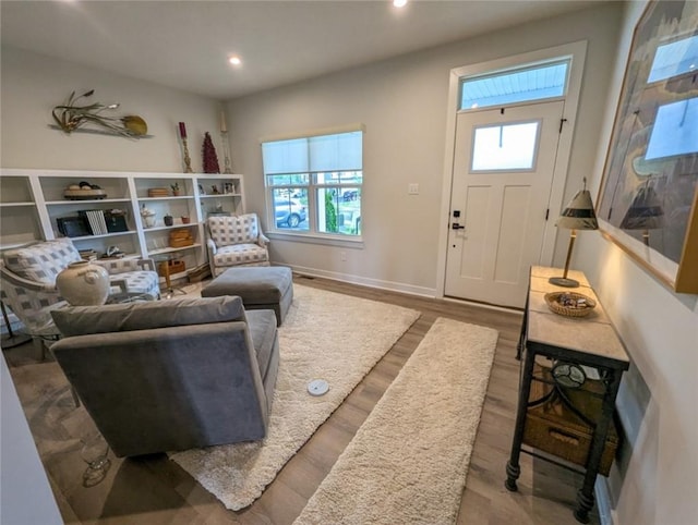 137 Red Horse Dr, Buffalo Twp But, PA 16055 - living room with plenty of natural light, recessed lighting, wood finished floors, and baseboards