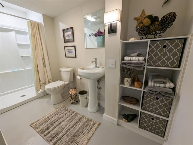137 Red Horse Dr, Buffalo Twp But, PA 16055 - full bathroom with toilet, a stall shower, and a sink