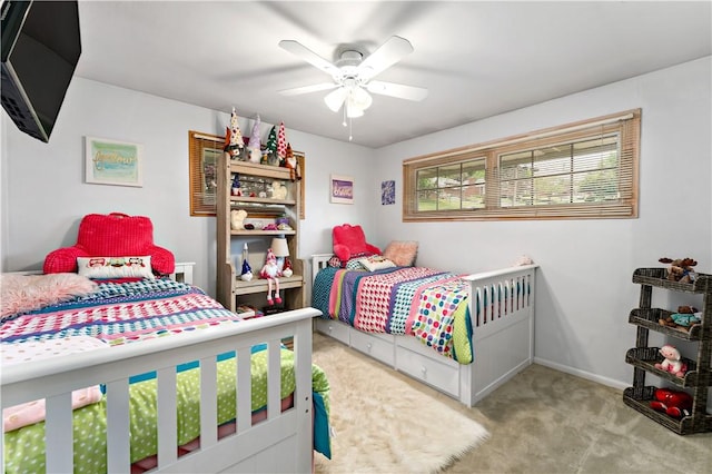 315 Yarrow Ln, Pleasant Hills, PA 15236 - bedroom featuring carpet flooring and a ceiling fan