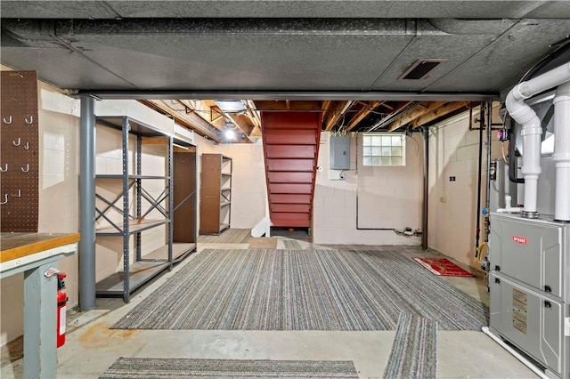 455 Darrell Dr, Penn Hills, PA 15235 - basement featuring electric panel