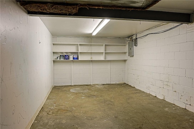 2678 Elaine Dr, Lower Burrell, PA 15068 - basement with electric panel and baseboards