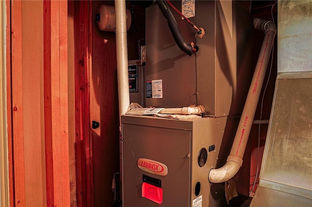2678 Elaine Dr, Lower Burrell, PA 15068 - utility room with heating unit