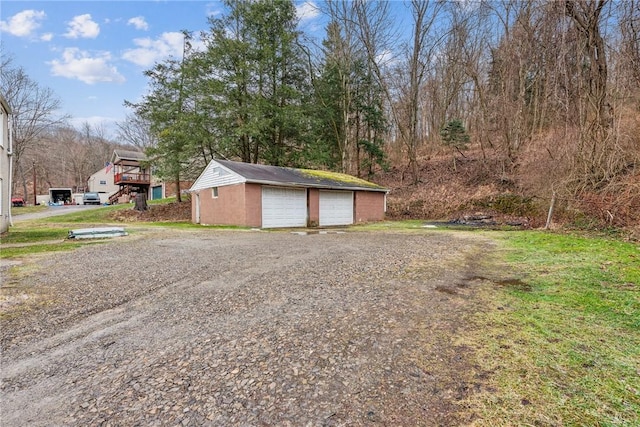 316 Dutchman Run Rd, Lower Burrell, PA 15068 - view of detached garage