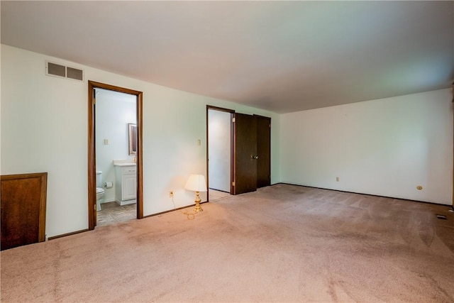3131 Cheltenham Ct, Hampton, PA 15044 - unfurnished bedroom featuring light carpet and ensuite bath