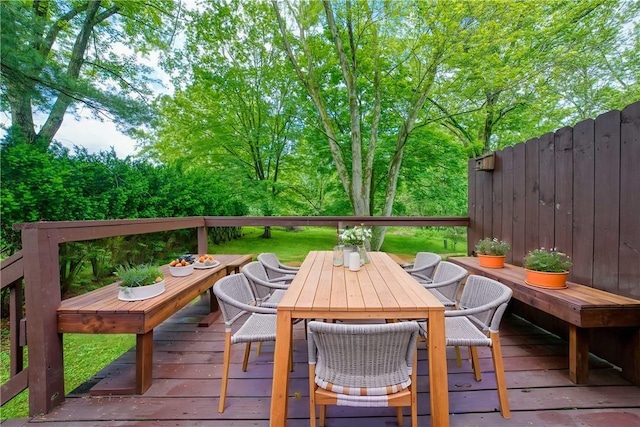 3131 Cheltenham Ct, Hampton, PA 15044 - wooden deck with outdoor dining space