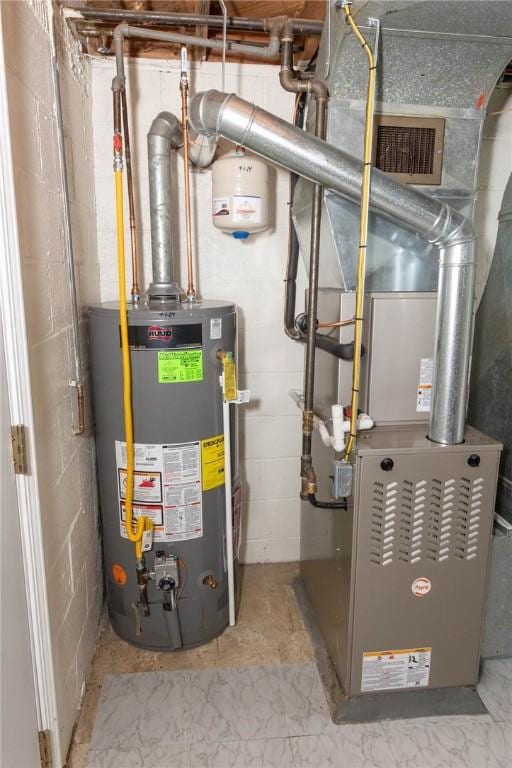 3183 Glendale Ave, Brentwood, PA 15227 - utilities with gas water heater and heating unit