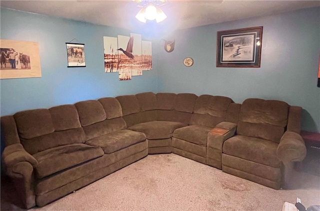 358 Mahood Rd, Center Twp But, PA 16001 - carpeted living area featuring ceiling fan