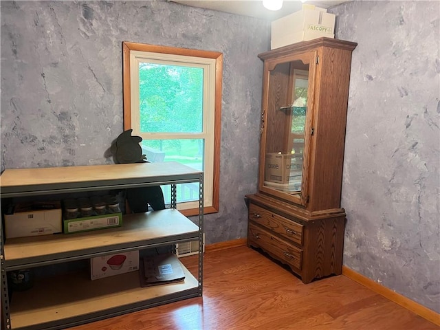 358 Mahood Rd, Center Twp But, PA 16001 - office area with wood finished floors, healthy amount of natural light, and baseboards