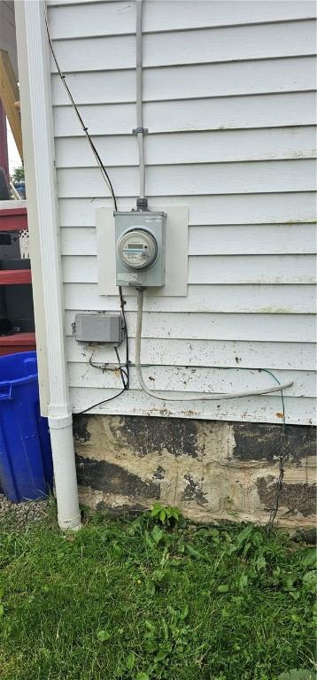 115 N Ray St, New Castle/3Rd, PA 16101 - exterior view of electric meter