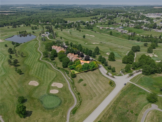 3532 Fairway Ct, Blairsville Area, PA 15717 - aerial view of property's location with property parcel outlined, a nearby body of water, and a golf club