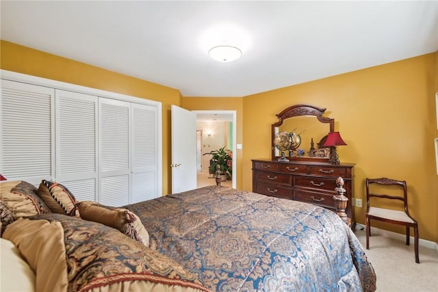 3532 Fairway Ct, Blairsville Area, PA 15717 - bedroom featuring carpet floors, a closet, and baseboards