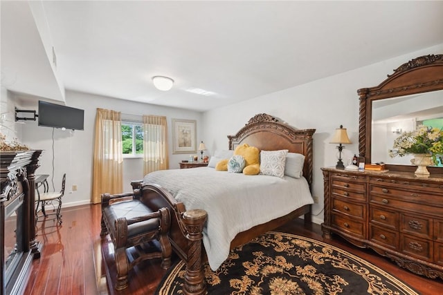 3532 Fairway Ct, Blairsville Area, PA 15717 - bedroom featuring dark wood-style floors and baseboards