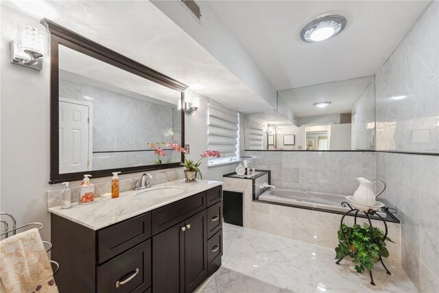 3532 Fairway Ct, Blairsville Area, PA 15717 - bathroom with a garden tub and vanity