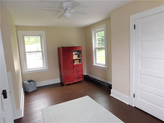 508 Bosses Row, Crucible, PA 15325 - bedroom featuring dark wood-style floors, multiple windows, and baseboards