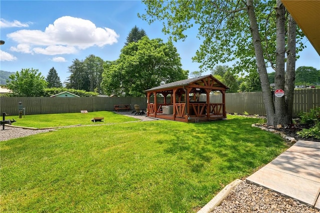 319 Ferry Ln, North-Other Area, PA 16370 - view of yard with a gazebo