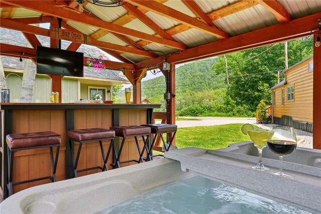319 Ferry Ln, North-Other Area, PA 16370 - view of patio / terrace with a gazebo