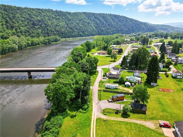 319 Ferry Ln, North-Other Area, PA 16370 - bird's eye view of a heavily wooded area and a water and mountain view