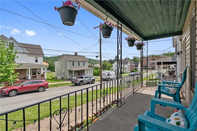 147 Church St, Claysville, PA 15323 - covered porch featuring a residential view