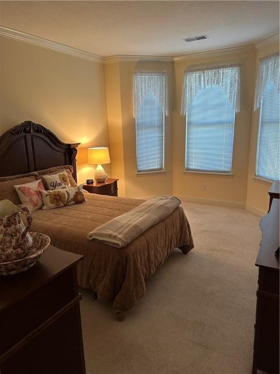 234 Adams Pointe Blvd Unit 10, Adams Twp, PA 16046 - bedroom featuring crown molding, light colored carpet, and multiple windows