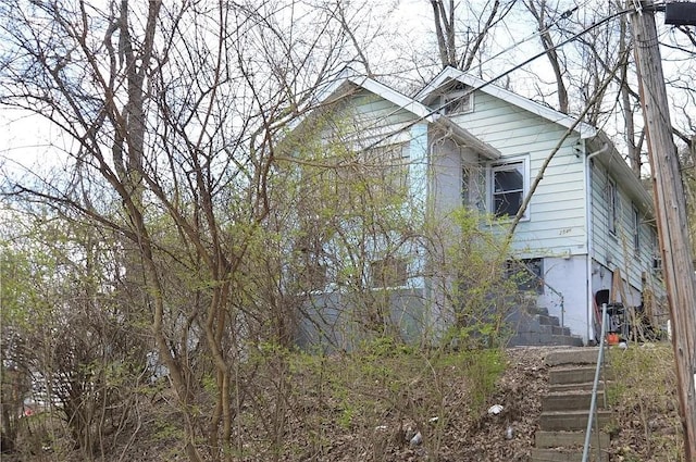 2546 Merwyn Ave, Sheraden, PA 15204 - view of side of property with stairs