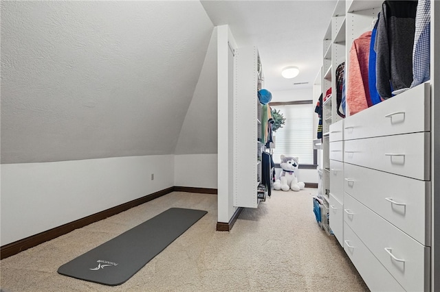 527 Salem Heights Dr, Pine Twp Nal, PA 15044 - spacious closet featuring vaulted ceiling and carpet floors