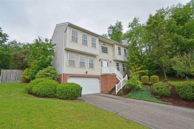 2142 Saxonburg Blvd, West Deer, PA 15024 - view of front facade with driveway, an attached garage, and stairs