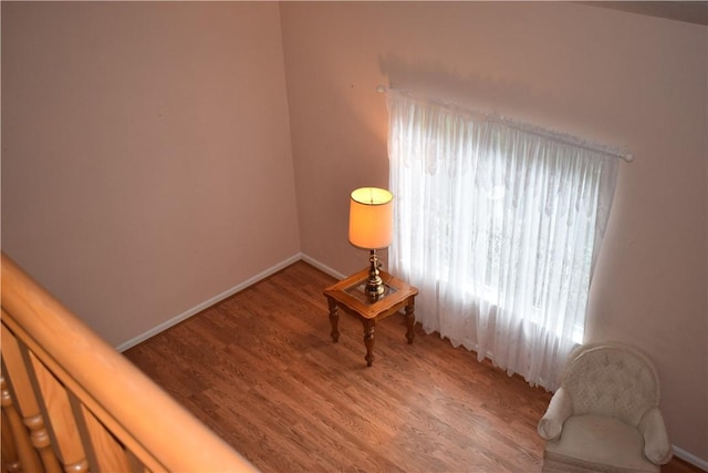 117 Queens Way N, Strabane, PA 15317 - sitting room featuring wood finished floors and baseboards