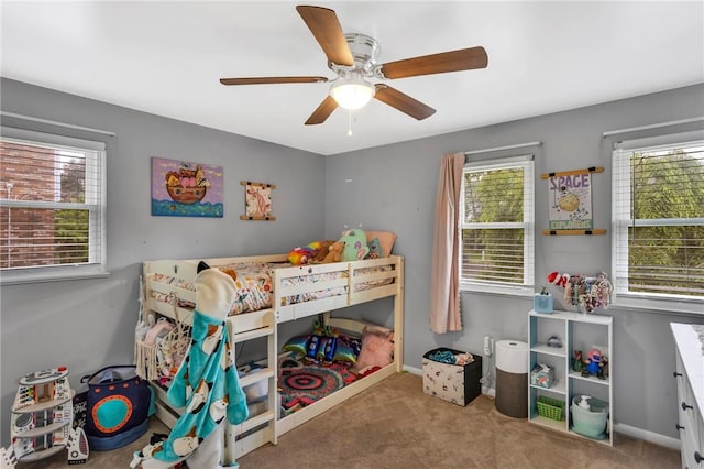 600 Buckingham Dr, Hempfield Twp, PA 15601 - carpeted bedroom with a ceiling fan and baseboards