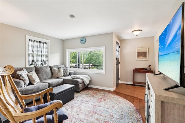 452 Clark Hollow Rd, Fairfield Twp, PA 15944 - living area featuring baseboards