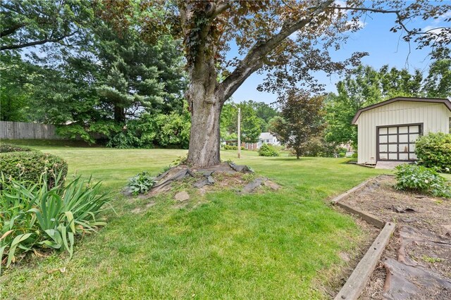 420 N St, Springdale Boro, PA 15144 - view of yard with a detached garage